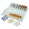 Image 1 : Maxam 3-in-1 Shot Glass Chess Set