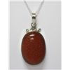 Image 1 : 20.14 CTW Natural Semi-Preicous Oval .925 Sterling Silv