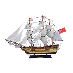 24" WOODEN HMS VICTORY SHIP