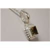 Image 2 : NATURAL CITRINE PENDANT 0.65 CTW .925 STERLING SILVER