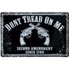 Image 1 : Don't Tread on Me Embossed Parking Sign