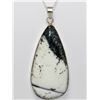 Image 1 : 15.78 CTW PEMIPRECIOUS STONE PEAR CUT PENDANT  .925 STE