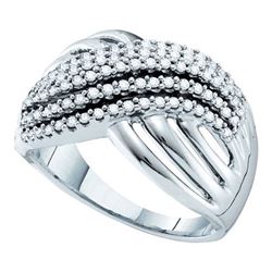 14KT White Gold 0.51CTW DIAMOND FASHION RING