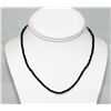 Image 1 : 40.60 CTW Black Spinal  Necklace