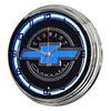 Image 1 : CHEVEROLET EDITION 17" BLUE NEON WALL CLOCK