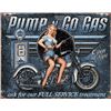 Image 1 : PUMP N GO GAS NOSTALGIC METAL SIGN
