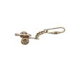 Image 1 : SOLID BRASS 5" CANNON KEY CHAIN