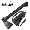 Image 1 : 14.5" SURVIVAL AXE W/FIRESTARTER AND SHEATH