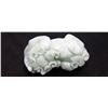 Image 1 : NATURAL CHINESE STYLE GREEN JADE DRAGON FIGURE