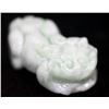 Image 2 : NATURAL CHINESE STYLE GREEN JADE DRAGON FIGURE