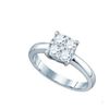 Image 1 : 18KT White Gold 0.16CT DIAMOND LADIES VALENCIA DIAMOND