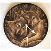 Image 1 : lisa parker wolves clock 11"