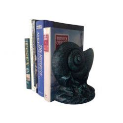 SET OF 2 8" SEAWORN BLUE CAST IRON BOOK ENDS