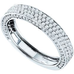 14KT White Gold 0.83CTW DIAMOND FASHION BAND