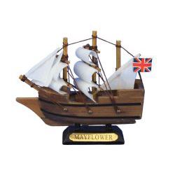 4" WOODEN MAYFLOWER SHIP