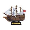 Image 1 : 4" WOODEN MAYFLOWER SHIP