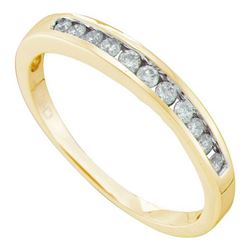 14KT Yellow Gold 0.24CT DIAMOND FASHION BAND