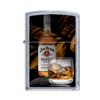 Image 1 : GENUINE ZIPPO JIM BEAM BOTTLE W/GLASS LIGHTER