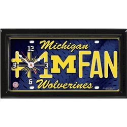 WOLVERINES CLOCK