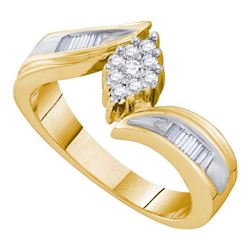 14KT Yellow Gold 0.25CT DIAMOND FASHION RING