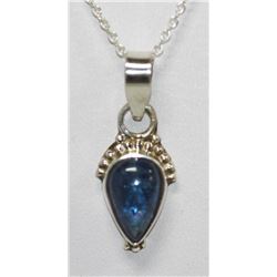 1.60 CTW Beautiful Antique Style Tanzanite Pendant .925