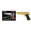 Image 1 : GOLD COLORED AIRSOFT G12 SPRING PISTOL; METAL BODY W/AB