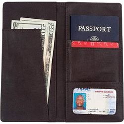 Embassy Solid Genuine Leather Brown Passport Cover