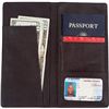 Image 1 : Embassy Solid Genuine Leather Brown Passport Cover
