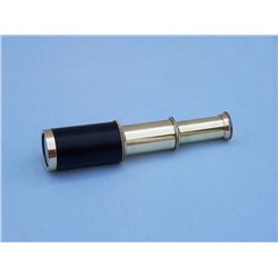 Nautical6" Solid Brass Telescope w/ Leather and Rosewoo