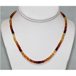 95.01 CTW Natural Smokey Quartz & Citrine Beaded Neckla