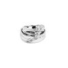 Image 1 : 10KT White Gold 0.15CTW ROUND DIAMOND TRIO SET WITH ROU