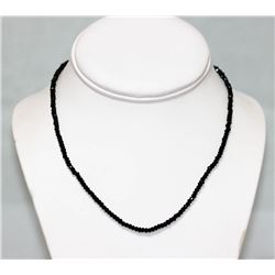 40.60 CTW Black Spinal  Necklace