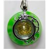 Image 1 : NATURAL CHINESE GREEN JADE PENDANT YEAR OF THE DRAGON N