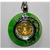 Image 2 : NATURAL CHINESE GREEN JADE PENDANT YEAR OF THE DRAGON N