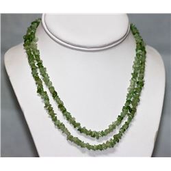 170.01 CTW NATURAL UN-CUT Aquamarine Bead Necklace