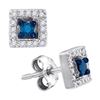 Image 1 : 10KT White Gold 0.21CT DIAMOND FASHION EARRINGS