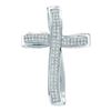 Image 1 : 10KT Yellow Gold 0.25CT DIAMOND CROSS PENDANT
