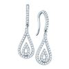 Image 1 : 10KT White Gold 0.53CTW DIAMOND FASHION EARRINGS