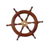 Image 1 : NAUTICAL DELUXE CLASS HAMPTON WOOD AND SOLID BRASS 30"