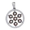 Image 1 : 10KT White Gold 0.39CT DIAMOND FASHION PENDANT    `