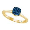 Image 1 : 10KT Yellow Gold 0.20CTW DIAMOND FASHION RING