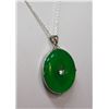 Image 1 : NATURAL GREEN JADE CHINESE STYLE YEAR OF THE DRAGON PEN
