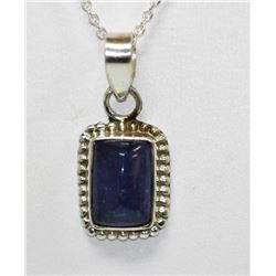 3.50 CTW Beautiful Antique Style Tanzanite Pendant .925