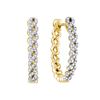 Image 1 : 10KT Yellow Gold 0.53CTW DIAMOND FASHION HOOPS
