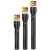 Image 1 : SET OF 3 BLACK LED MAGLITES RUNS OFF OF D BATTERIES (BA