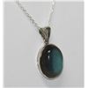 Image 2 : 10.46 CTW LABARODITE PENDANT .925 STERLING SILVER