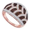 Image 1 : 10K Yellow-Gold 0.50CTW DIAMOND MICRO-PAVE RING