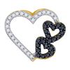 Image 1 : 10KT Yellow Gold 0.33CT DIAMOND FASHION PENDANT
