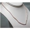 Image 2 : 23.01 CTW Natural Rose Quartz Necklace