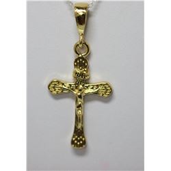 14K GOLD PLATED JESUS CHRIST PENDANT